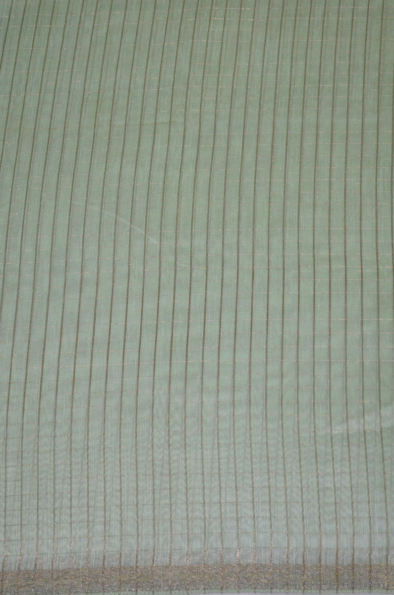 Chanderi Checkered Viscose Staple Fibre Fabrics
