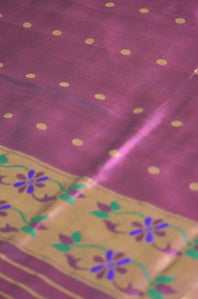 South Silk Woven Flower Designed Inspired Paithani Dupatta