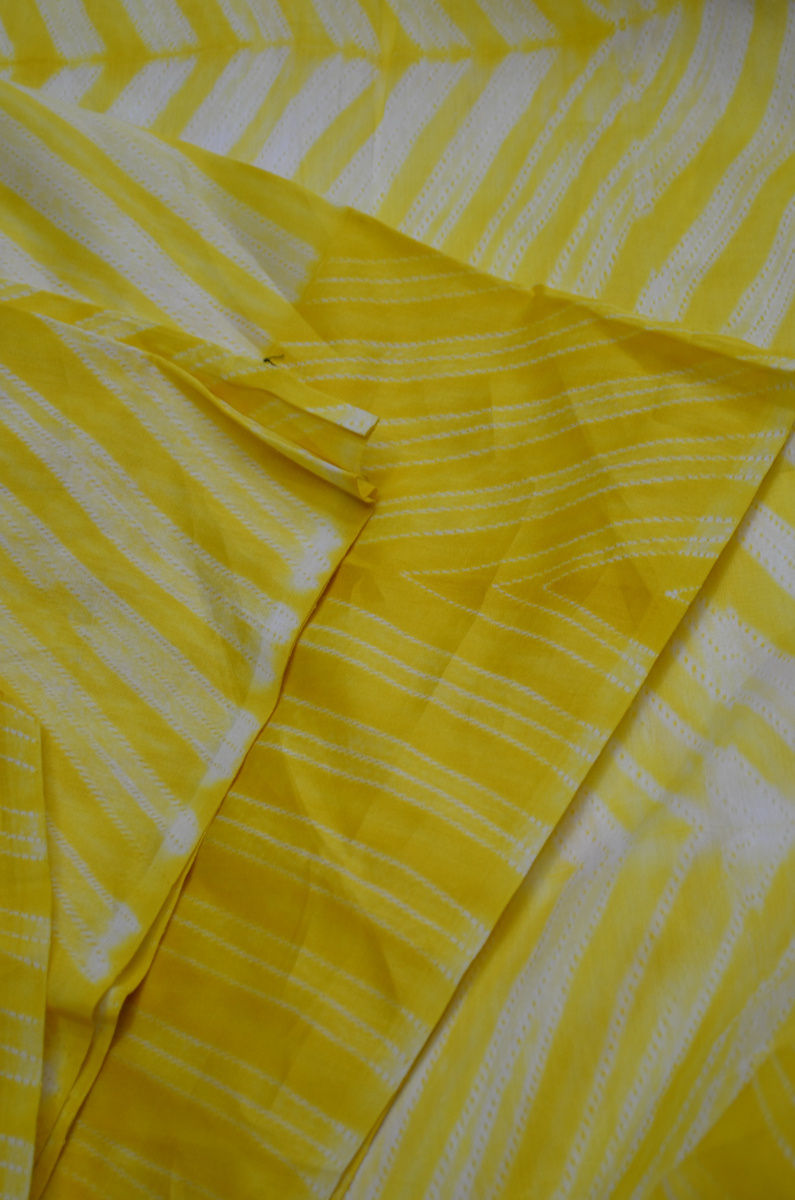 Pure  Handloom Silk Chanderi  Shibori  Fabrics