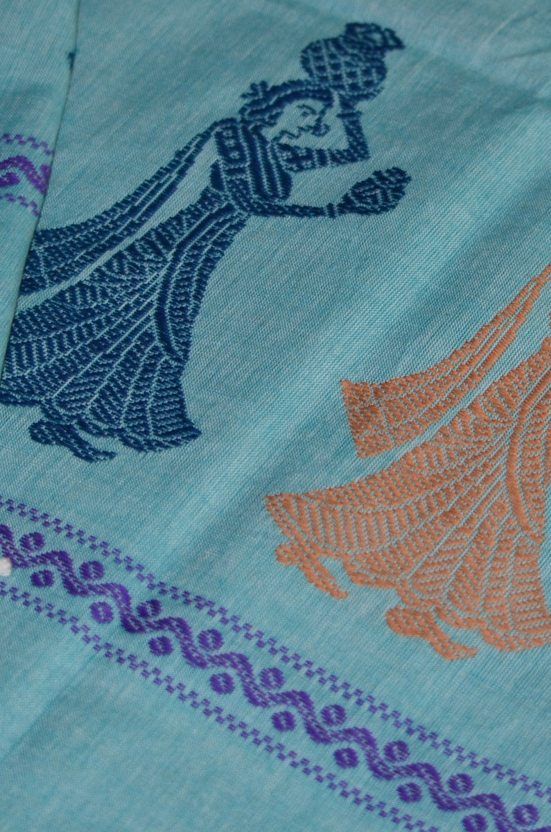 Handloom Mercerised Cotton Gollabhama Dupatta