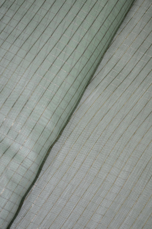 Chanderi Slub Textured Checkered Fabric ( TO BUY A QUANTITY OF 1.5,2.5,3.5 PLEASE CALL US AT 9930655009)