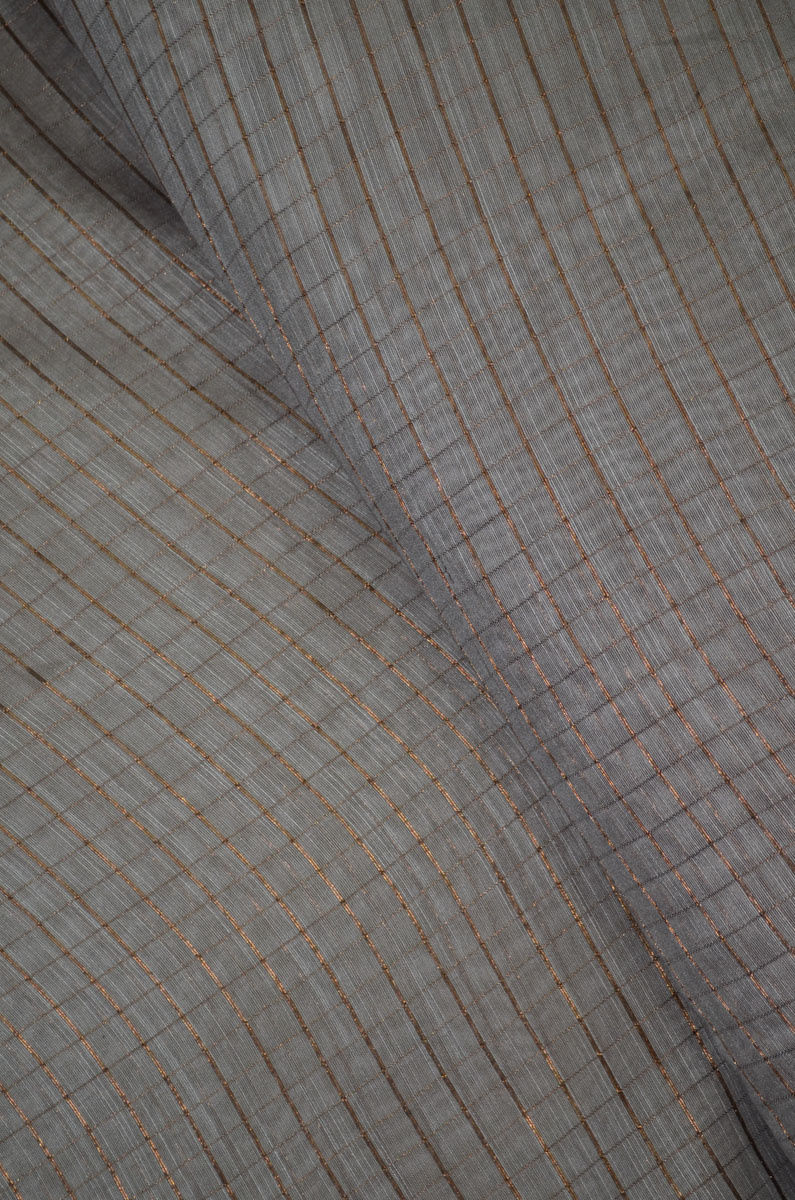 Chanderi Slub Textured Checkered Fabric ( TO BUY A QUANTITY OF 1.5,2.5,3.5 PLEASE CALL US AT 9930655009)