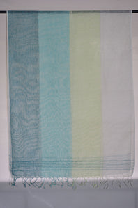 Pure Linen Yarn Dyed 4 shade Full Size Dupatta