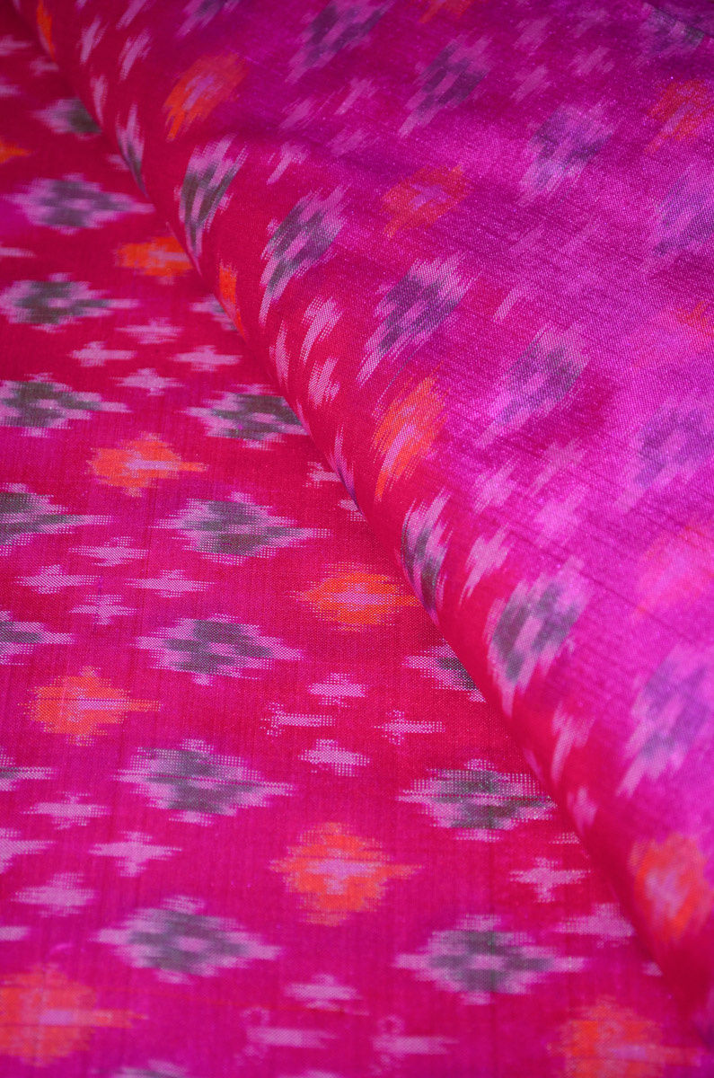 Handloom Pure Soft Silk Double Ikat Kurta Set