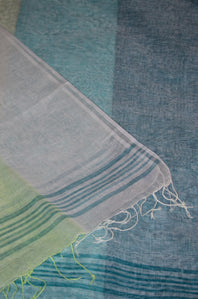 Pure Linen Yarn Dyed 4 shade Full Size Dupatta