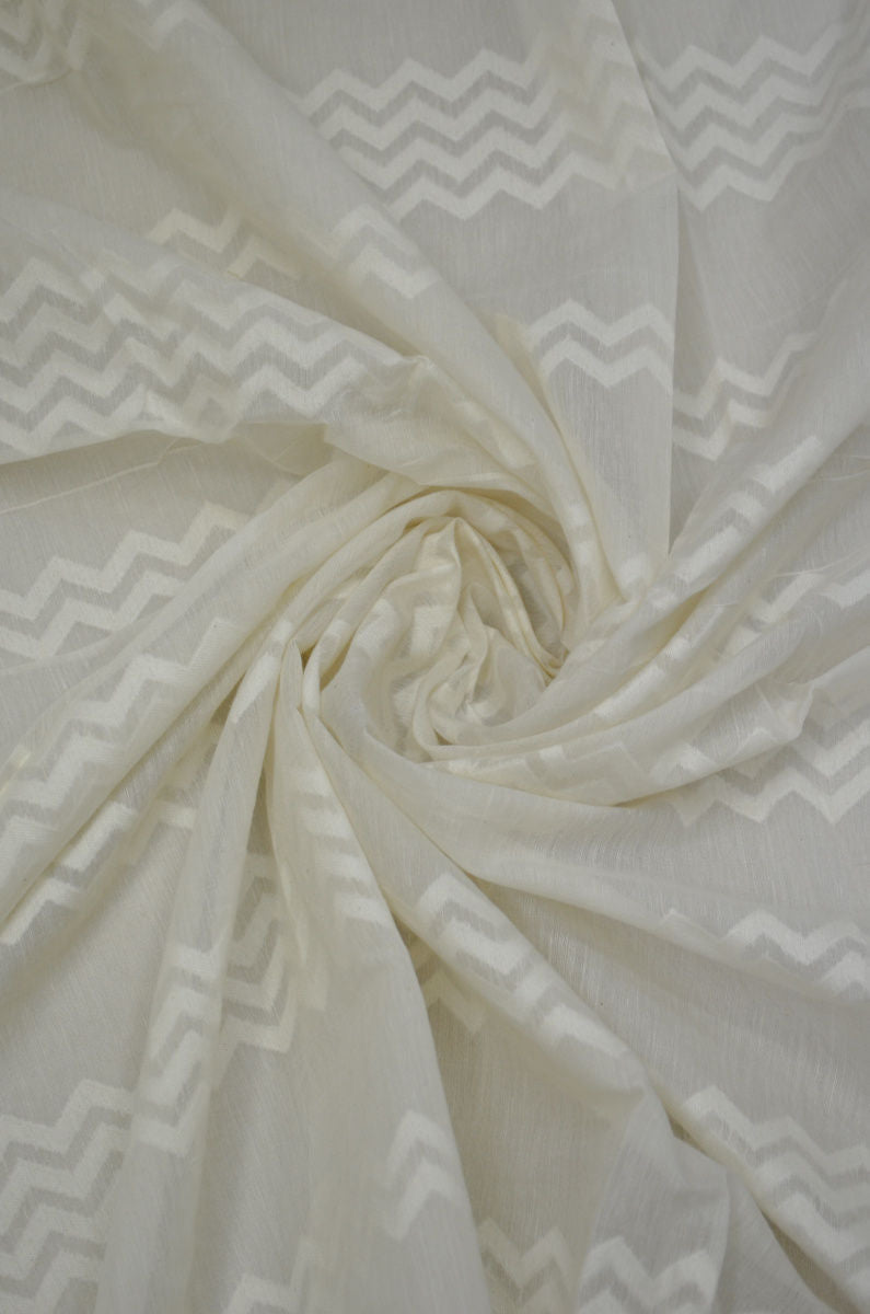 Pure Handloom Cotton Chanderi Jamdani Butti Fabrics ( TO BUY A QUANTITY OF 1.5,2.5,3.5 PLEASE CALL US AT 9930655009)