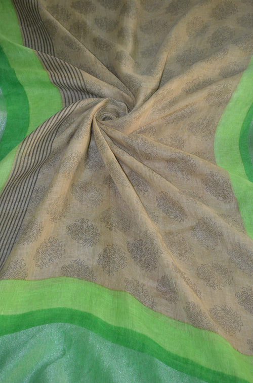 Pure Linen Digital Printed Dupatta