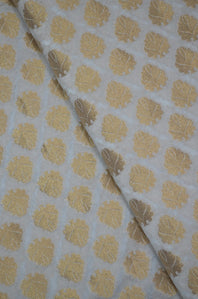Chanderi  Brocade  Butti Silk Fabric
