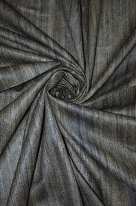 Handwoven Natural Yarn Dyed Pure  Spun Unfinished Muga Tussar Silk Fabric