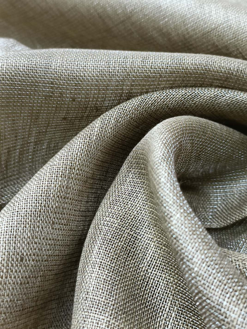 Handloom Pure Linen Tissue Fabric – Essence of India