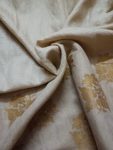 Pure Silk Muga Tussar Fabric
