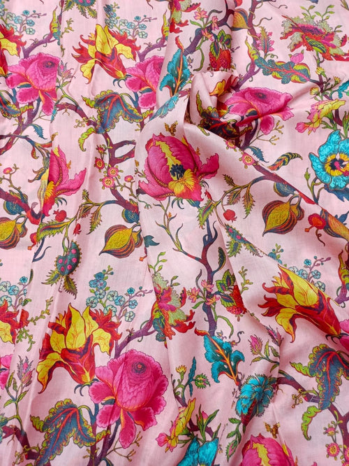 Buy Digital Printed Muslin Fabrics Online at Essence of India Page 4