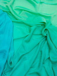 Artisanal Hand Dyed Soft Modal Muslin Mul Silk Ombre Shaded Fabric