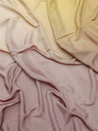 Artisanal Hand Dyed Soft Modal Muslin Mul Silk Ombre Shaded Fabric