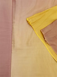 Artisanal Hand Dyed Soft Modal Muslin Mul Silk Ombre Shaded Fabric