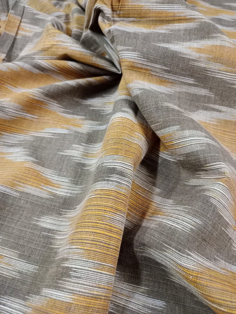 Semi Handloom Pure Cotton Fabric