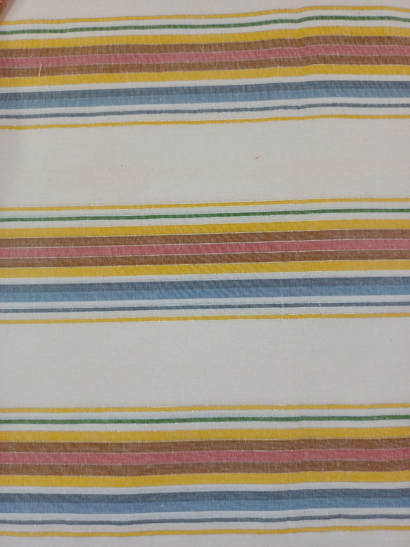 Semi Handloom Pure Cotton Fabric