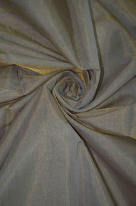Handloom Pure Chanderi Tissue Checkered Zari Based Kurta Piece With A Tissue Based Plain Chanderi  Matching Lower